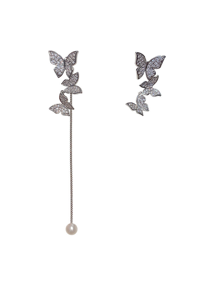 Temperament Earrings Female Net Red Ear Bone Clip Earrings