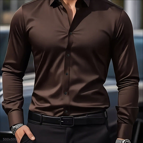 Mens Casual Breathable, Quick-Drying Resort Shirt