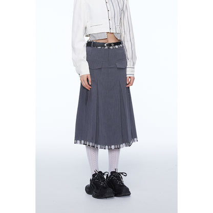 Fashion American Preppy Style Skirt Women