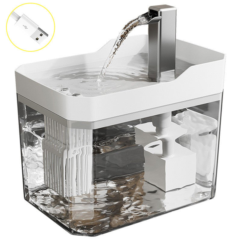 Cat Water Fountain Automatic Filtration And Circulation Feeder