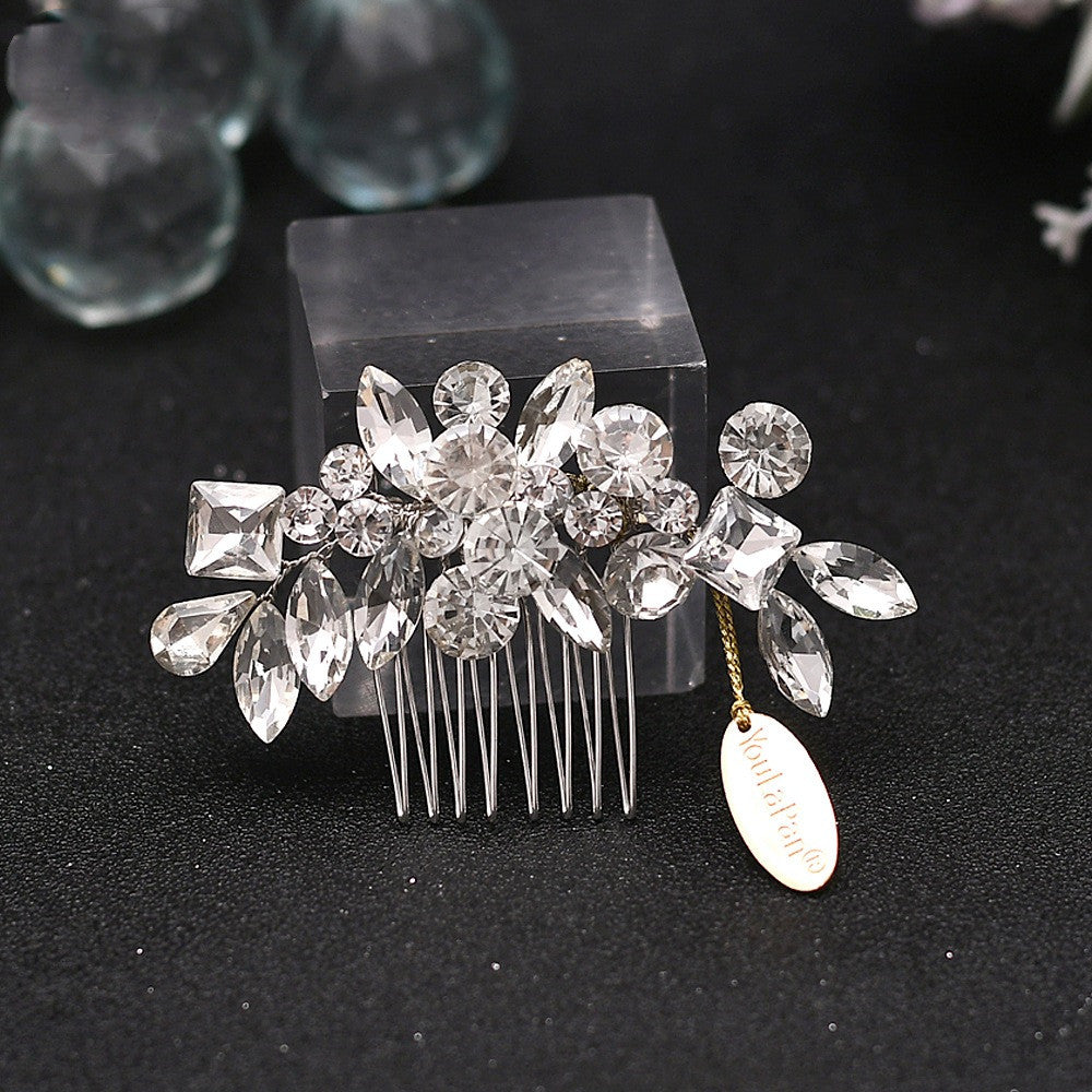 Hair Accessories Rhinestone Styling Decorative Hairbrush
