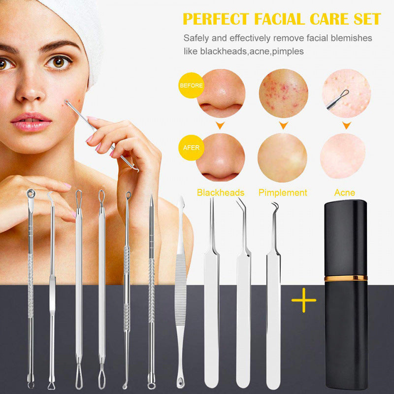 10-Piece Acne-Prone Makeup Tool Set