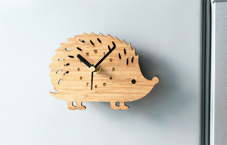 Refrigerator Clock Message Sticker Wall Clock