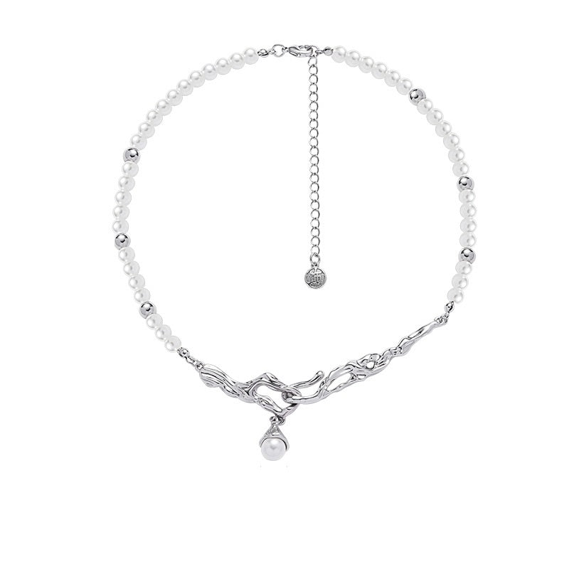 New Lava Irregular Pearl Necklace For Women