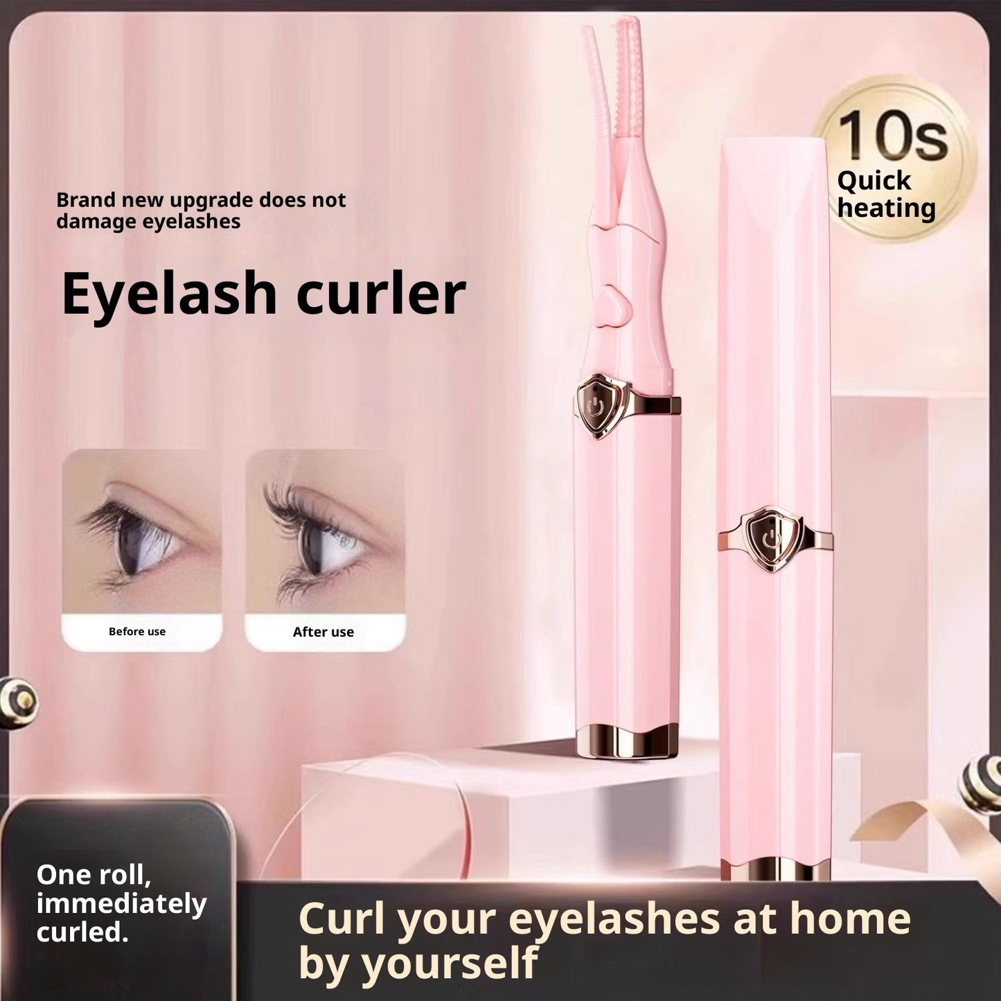 Heating Eyelash Curler USB Charging Beauty Tools