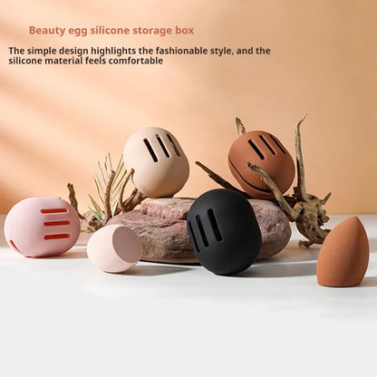 Travel Easy To Carry Dustproof And Breathable Cover New Silicone Beauty Blender Storage Box