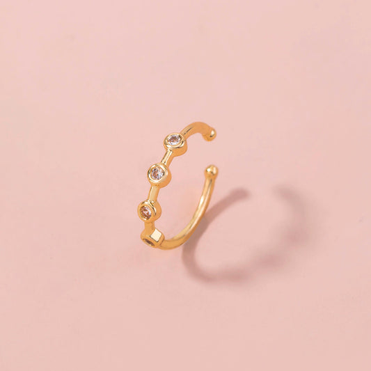 Simple Zircon Nose Pin Nose Ring Piercing Accessories