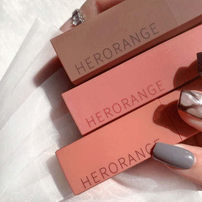 HERORANGE Little Emotion Autumn And Winter Lip Mud Velvet Matte Finish Not Easy To Fade Lip Lacquer Lipstick Student Women