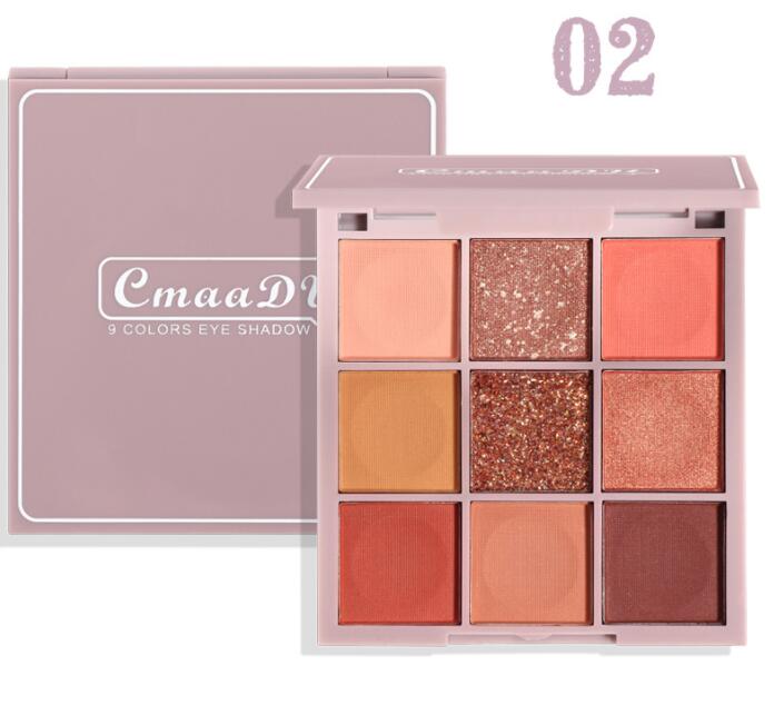 9-color Keyboard Fingertip Eyeshadow Palette