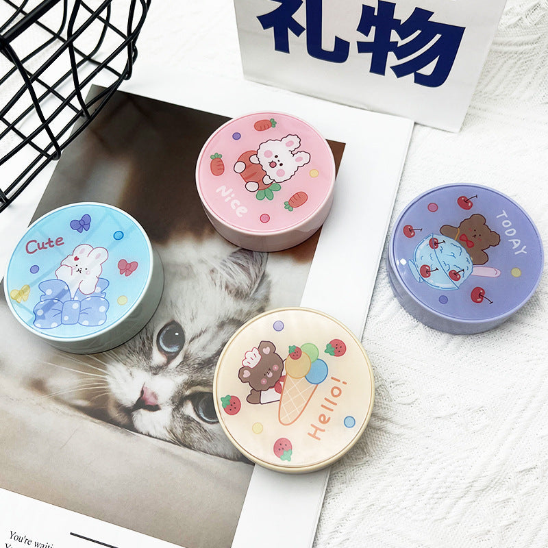 Ins Cartoon Contact Lens Companion Box