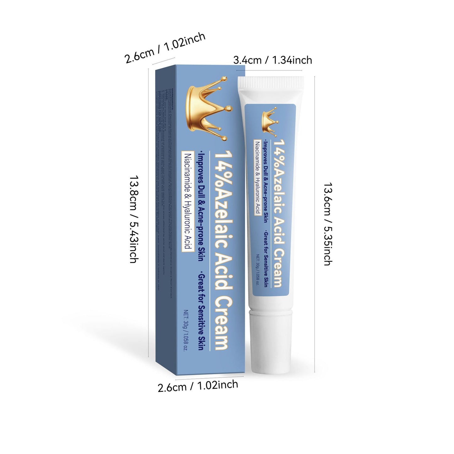 Azelaic Acid Cream 30g Blue