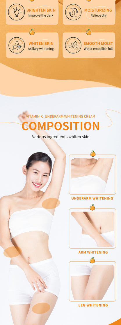 Vitamin C Armpit Cream Moisturizing And Hydrating Delicate Skin