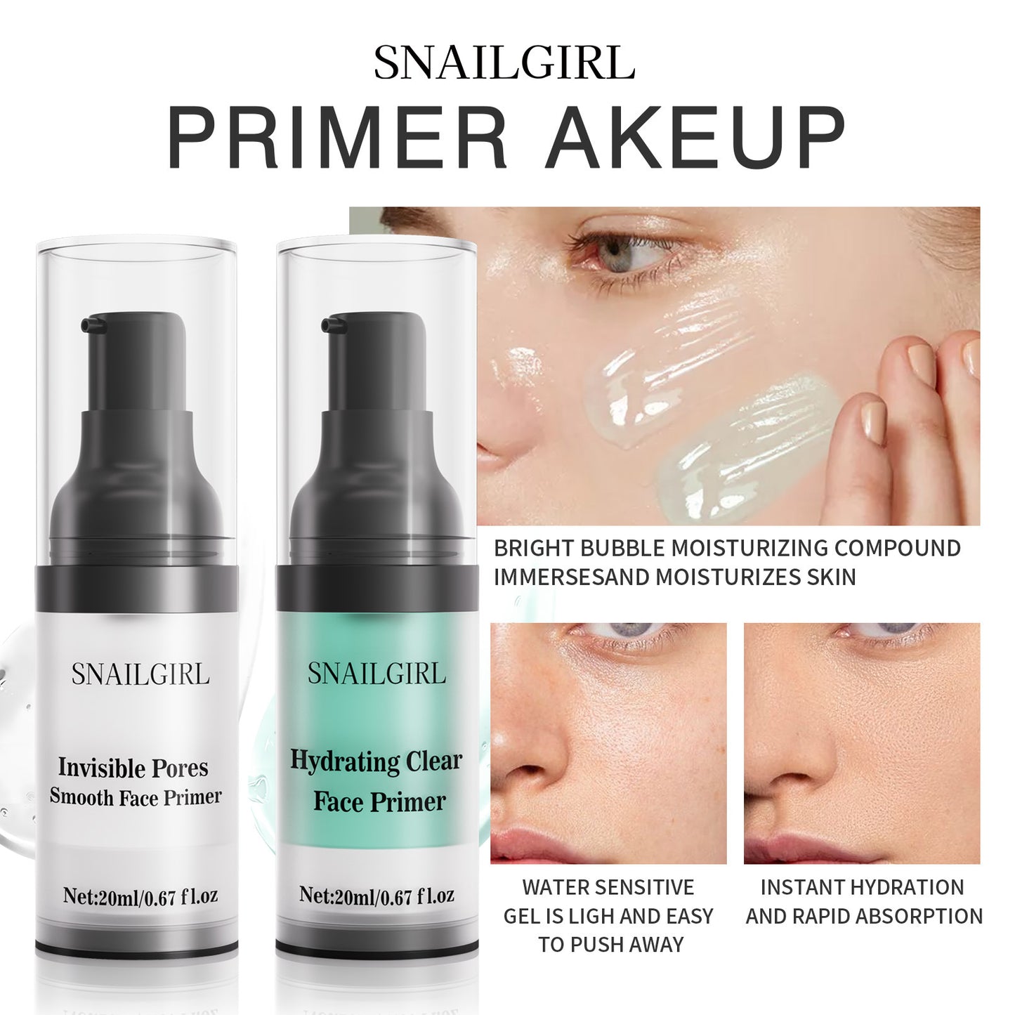 Moisturizing Base Concealing Brightening Skin Color Invisible Pore Pre-makeup Gel Lotion
