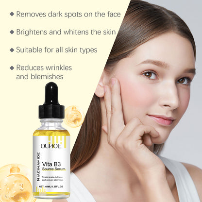 OUHOE Face Serum Moisturizes Facial Skin With Moisture Lock Hydrating Vitamin B3 Serum