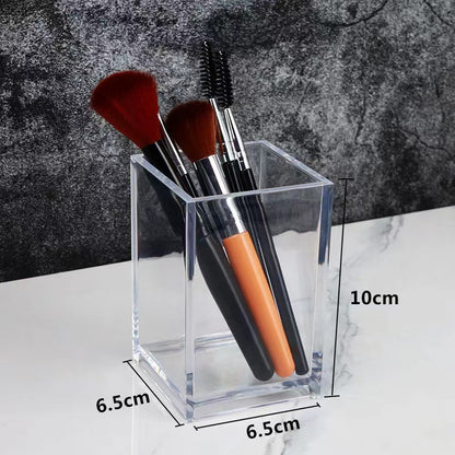 New Multi-grid Pen Holder Desktop Small Items Makeup Brush Holder Storage Box
