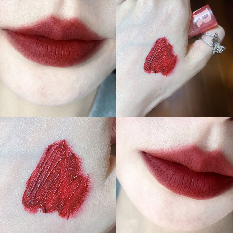 Kakashow Heart Bear Matte Velvet Matte Lip Mud White Student Lip Lacquer Light Makeup Essential
