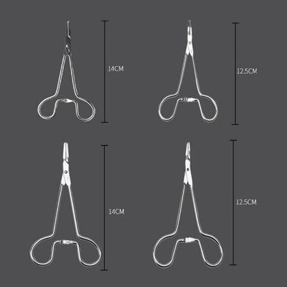 Pet Cat Dog Tweezers Hemostasis And Hair Removal Ear Cleaning Tweezers Needle Seat For Pet Hair Cleaning Ear Tweezers