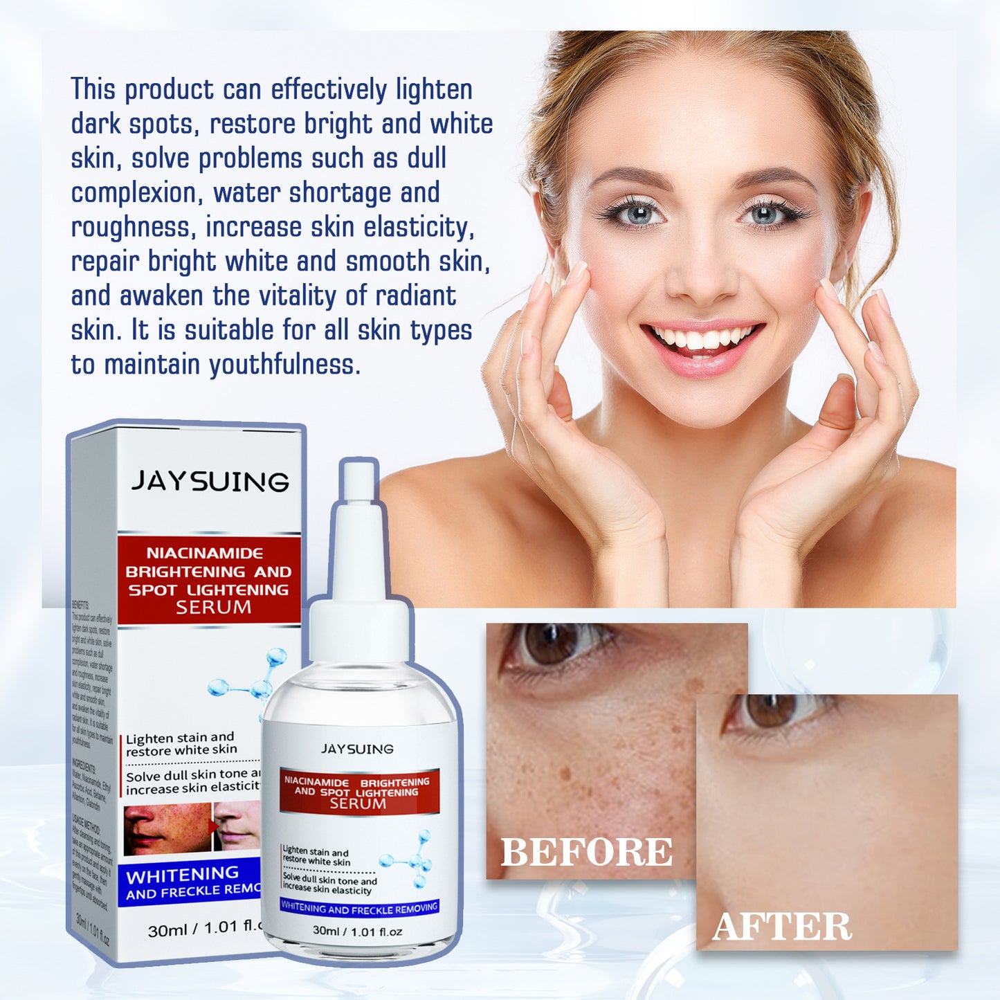 Nicotinamide Brightening And Fading Spots