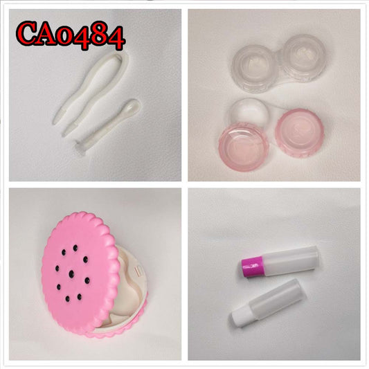 Cute Contact Lens Case Sesame Cookie Contact Lens Case Color