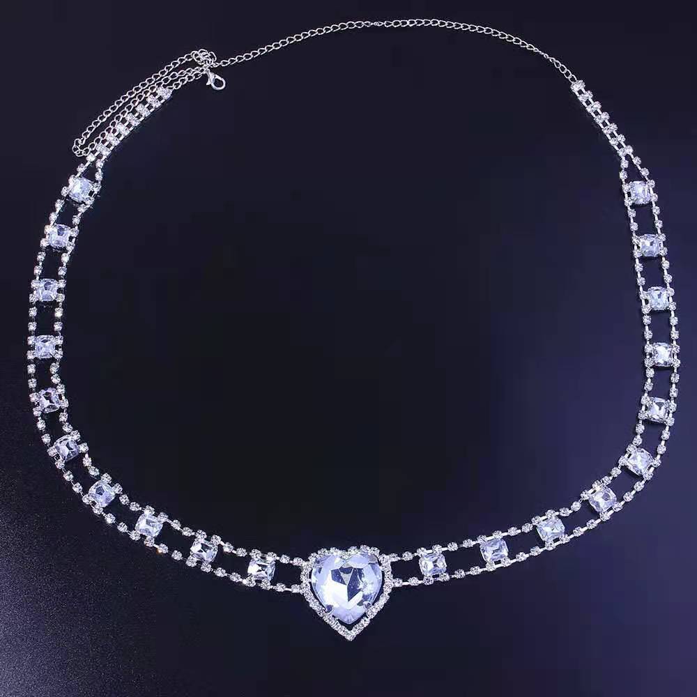 New Fashion Inlaid Rhinestone Waist Waist Chain
