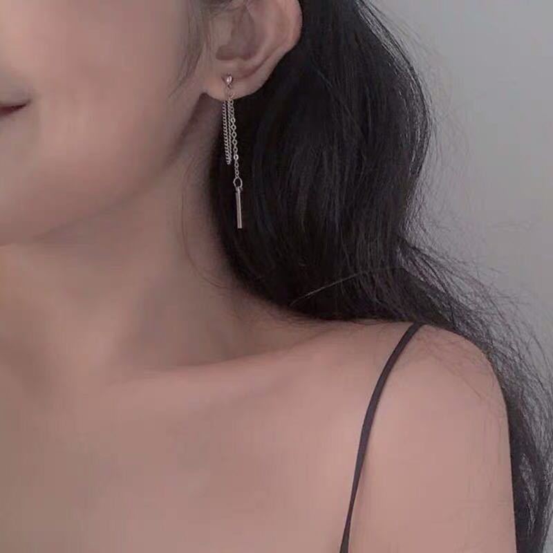 Female Chain Tassel Earrings Earrings