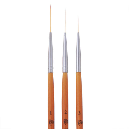 Log Three Painted Nail Art Brush Tool