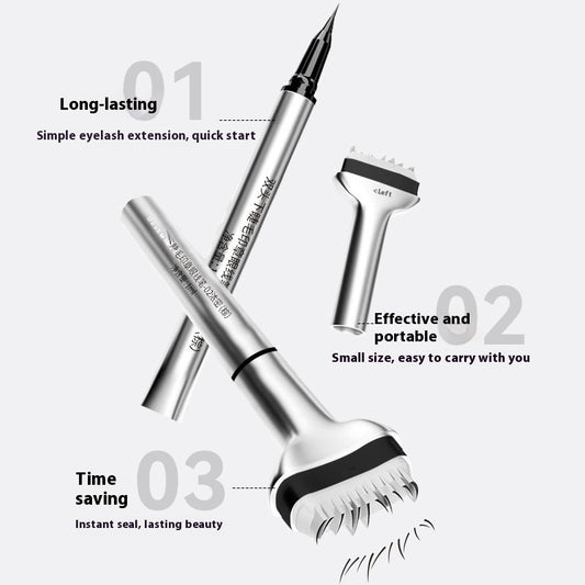 Double-headed Lower Eyelash Seal Eyeliner Quick-drying Not Smudge Durable Waterproof And Sweatproof Eyeliner Two-in-one