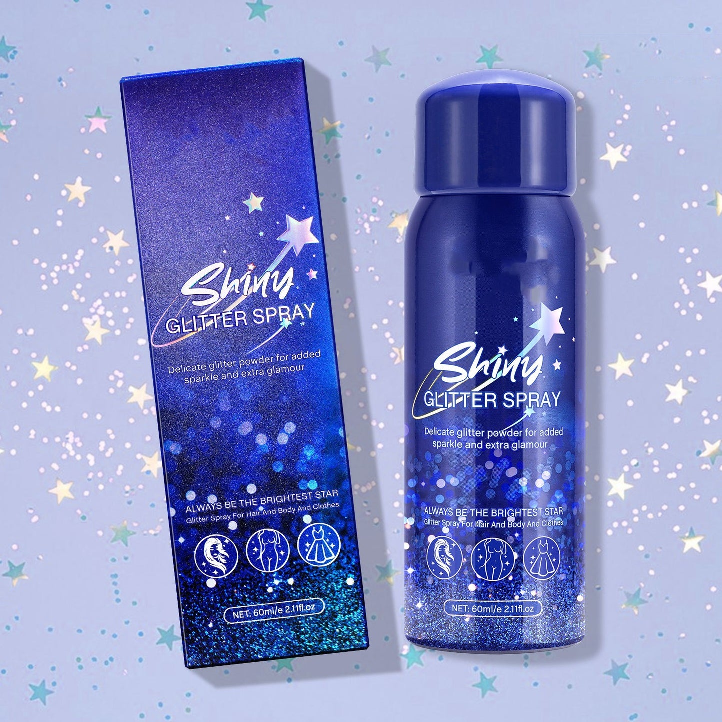 Not Easy To Makeup Party Stage Makeup Body Starry Sky Spray