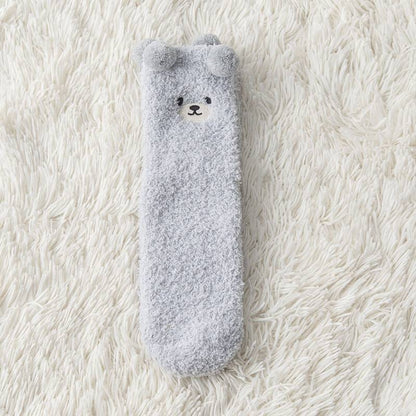 Plush Socks Female Plus Velvet Thickened Warm Month Socks