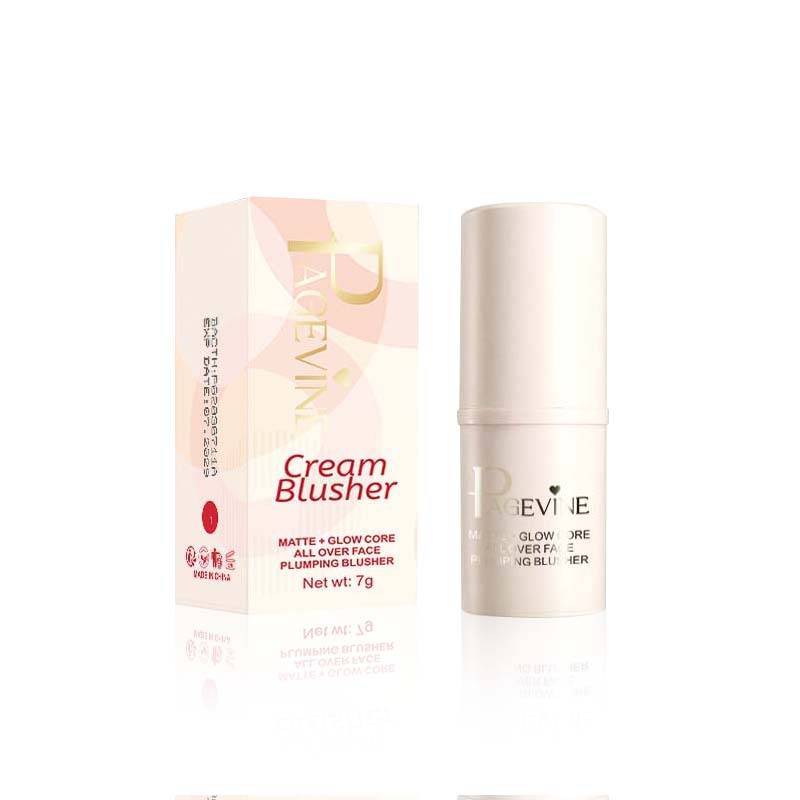Matte Two-color Sandwich Blush Stick Moisturizing Highlight
