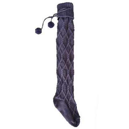 Twist Over The Knee Stockings Bunching Socks Women